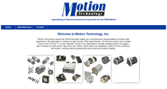 Desktop Screenshot of motion-tech.com